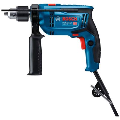 Furadeira de Impacto Bosch GSB 13 RE com Acessórios e Maleta Plástica Azul / 127V