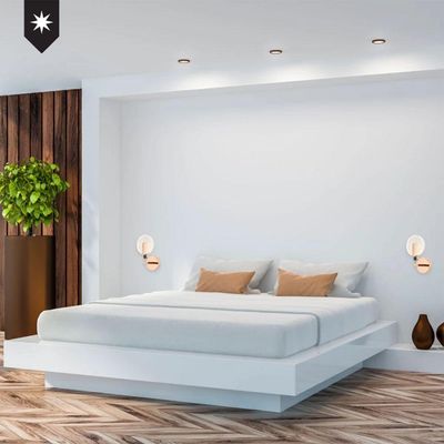 Luciin Arandela Eb096-13 5w 3000k Dourada