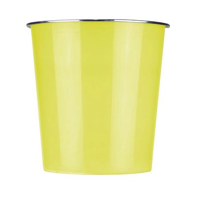 Cesto de Papel Le Liso Cores Amarelo