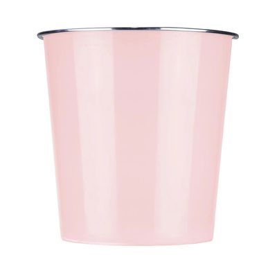 Cesto de Papel Le Liso Cores Rosa bebê