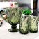 Copo Para água Vidro Diamante Verde Class Home 350ml