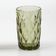 Copo Para água Vidro Diamante Verde Class Home 350ml