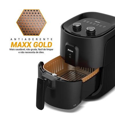 Air Fryer Philco 5,5L Cesto Quadrado 1500W PAF55A 127V