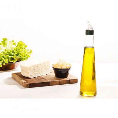 Galheteiro Cisne Para Azeite 100ml Natural Em Policarbonato Linha Profissional Cook Vemplast