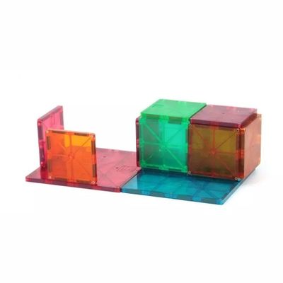 Blocos Magnéticos - Magforma - Maleta com 14 peças - Acrílico - Colorido - MF17CH14 - Magforma