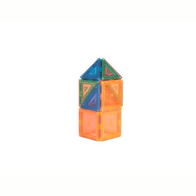 Blocos Magnéticos - Magforma - Maleta com 14 peças - Acrílico - Colorido - MF17CH14 - Magforma