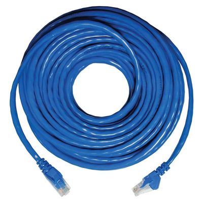 Cabo De Rede Plus Cable Pc Eth6e Patch Cord Cat6 Azul - 10 Metros