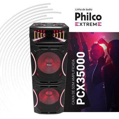Caixa de Som Amplificada 3500W Philco Connection PCX35000 Bivolt