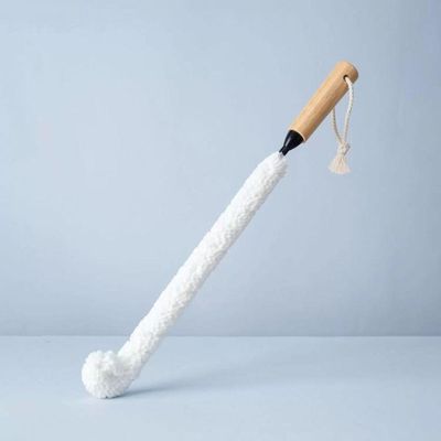 Escova De Limpeza Flexível Para Jarras Com Cabo De Bambu Oikos:preto