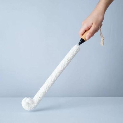 Escova De Limpeza Flexível Para Jarras Com Cabo De Bambu Oikos:preto