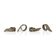 Kit 4 Argolas De Guardanapo Complement Folha Vintage Copa Cia