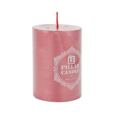 Vela Cilíndrica Le Colorida 10cm Vermelho