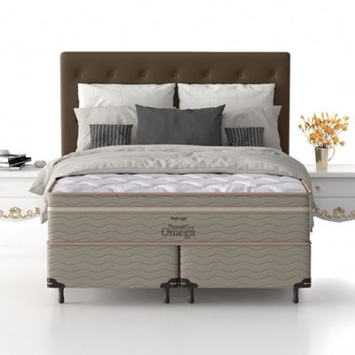 Conjunto Box Queen Mola Prodormir Sensitive Ômega (158x198x58cm)