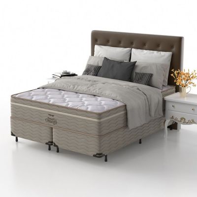 Conjunto Box Queen Mola Prodormir Sensitive Ômega (158x198x58cm)