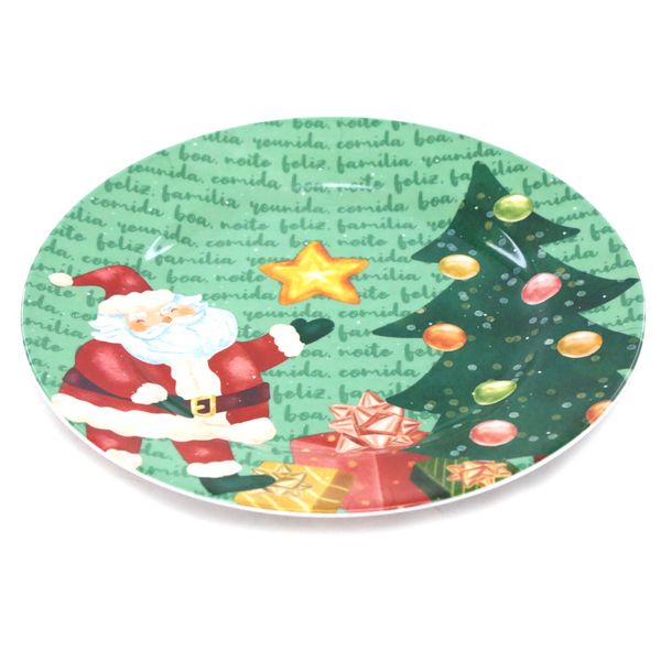 Prato Melam Natal Rs 25cm CV233389 Cazza