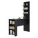 Bancada Mesa Gourmet Para Cozinh e Painel Suprema Preto
