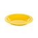 Prato Elegance Fundo Redondo 22cm Amarelo Em Polipropileno Linha Tropical Vem