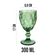 Jogo 4 Taças De Vidro Diamond Diamante Verde 300ml água Class Home