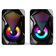 Caixa Caixinha De Som Gamer RGB Para Pc Notebook Tv 6w KP-Ro800