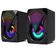 Caixa Caixinha De Som Gamer RGB Para Pc Notebook Tv 6w KP-Ro800