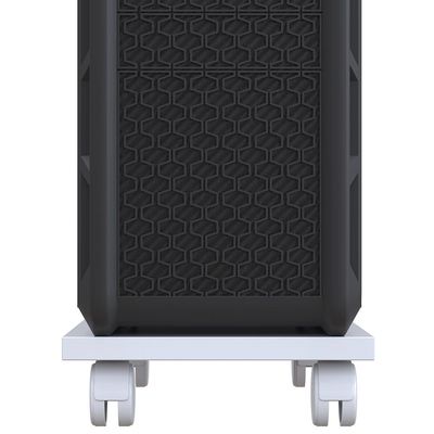 Suporte Para Cpu Com Rodízios Cyber L03 Branco - Lyam Decor