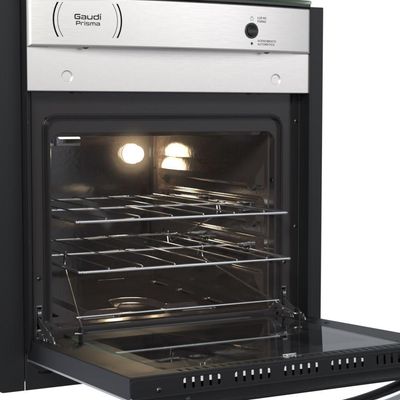 Fogão de Embutir Venax Gaudi Prisma Vitreo BL 4 Bocas a Gás GLP Inox