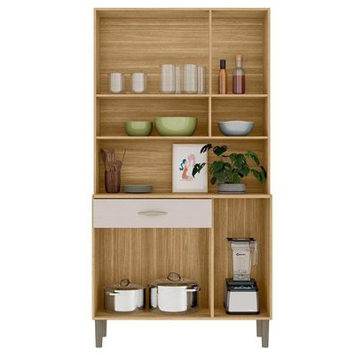 Kit Cozinha Ambiente Golden 6 Portas Freijó Soft - Kits Paraná