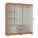 Guarda Roupa Casal Ambiente Tóquio 6 Portas Damasco Off White - Poquema