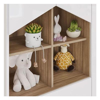 Guarda Roupa Infantil Ternura 4 Portas Branco Jequitibá Hp - Henn