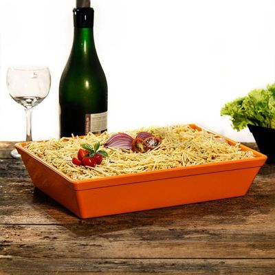 Travessa Stillo Retangular 5l Preta Em Policarbonato Linha Profissional Cook Vem