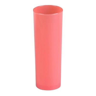 Copo Long Drink Slim 300ml Coral Em Polipropileno Linha Tendência Vem