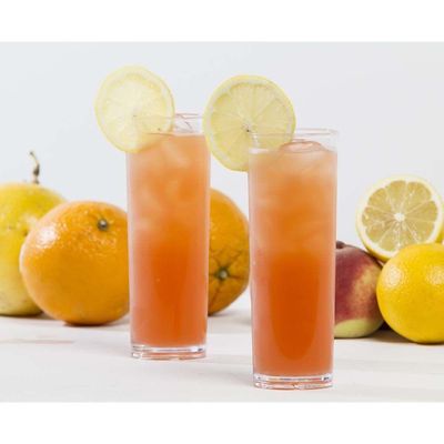 Copo Long Drink Slim 300ml Coral Em Polipropileno Linha Tendência Vem