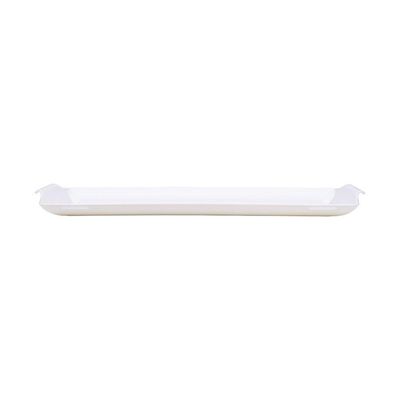 Bandeja Square Retangular 23x38 Branca Em Policarbonato Linha Profissional Cook Vem