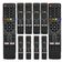 Kit 10 Controles Remoto Tv Philco E Britânia Le-7095 Preto