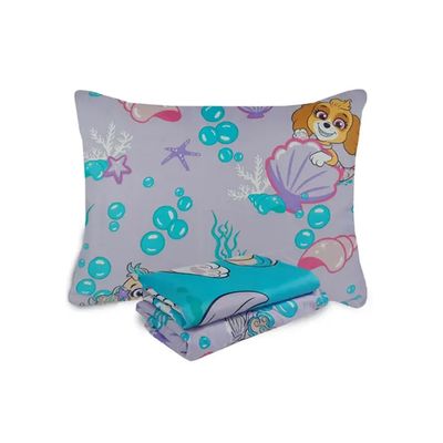 Jogo Cama Solt. 3Pcs Poliéster Patrulha Canina Menina Lepper