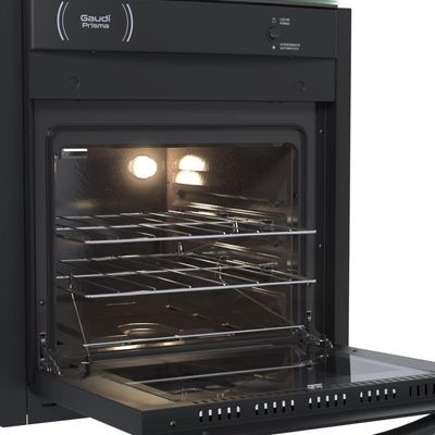 Fogão 4 Bocas de Embutir Venax Gaudí Prisma Vitreo BL a Gás GLP - Preto
