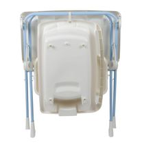 Banheira Burigotto Splash+ Com Suporte E Trocador Baby Blue Azul Claro U