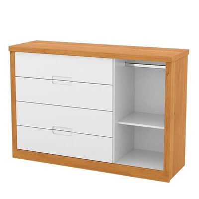 Cômoda Infantil Tutto New Freijó Branco Soft - Matic