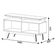 Rack Bancada Classic 2 Gavetas Com Nicho 1.4 Branco Acetinado - Imcal