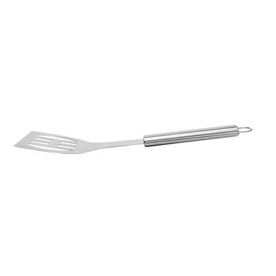 Espatula Vazada Cabo Longo Inox Churrasco Carne 43cm