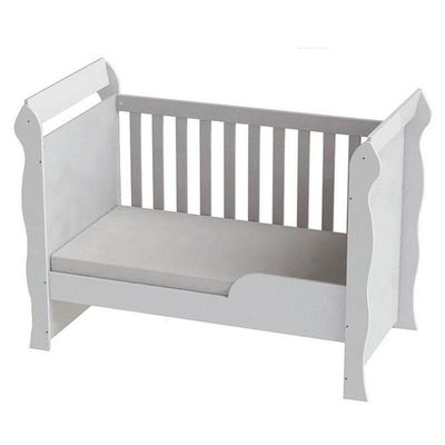 Berço Americano Mirelle E Guarda Roupa New Selena 4 Portas Branco Brilho Colchão Móveis