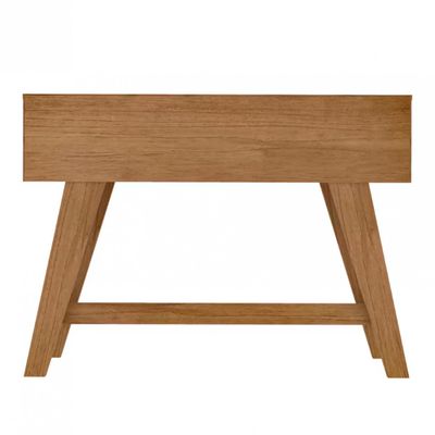 Aparador Artely Trama com 2 gavetas 110cm de largura Cinamomo/Off White