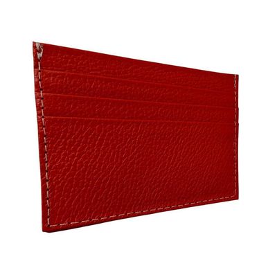 Porta Cartão Slim Em Couro