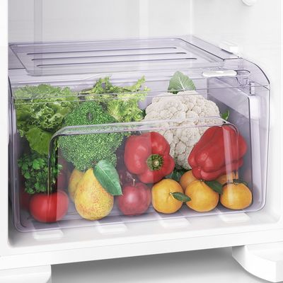 Geladeira Electrolux Frost Free 400L Efficient Turbo Freezer Duplex Branca (DFN44) 220V