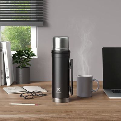 Garrafa Térmica Electrolux 1L Preta Sense To Go Antivazamentos Não se aplica