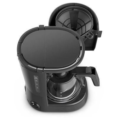 Cafeteira Elétrica Electrolux 15 Xícaras Efficient com Filtro Permanente Removível Cor Inox Preta (ECM10) 127V