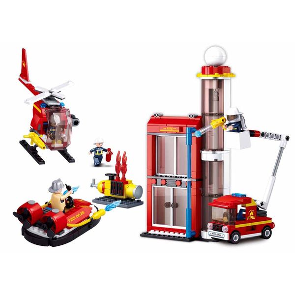 Blocos de Montar Torre de Bombeiro 425 Peças Indicado para +6 Anos Material Plástico Colorido Multikids - BR825 BR825 Blocos de Montar Torre de Bombeiro 425 Peças Indicado para +6 Anos Material Plástico Colorido Multikids - BR825 BR825