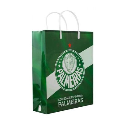 Sacola Para Presentes Palmeiras 33x27cm