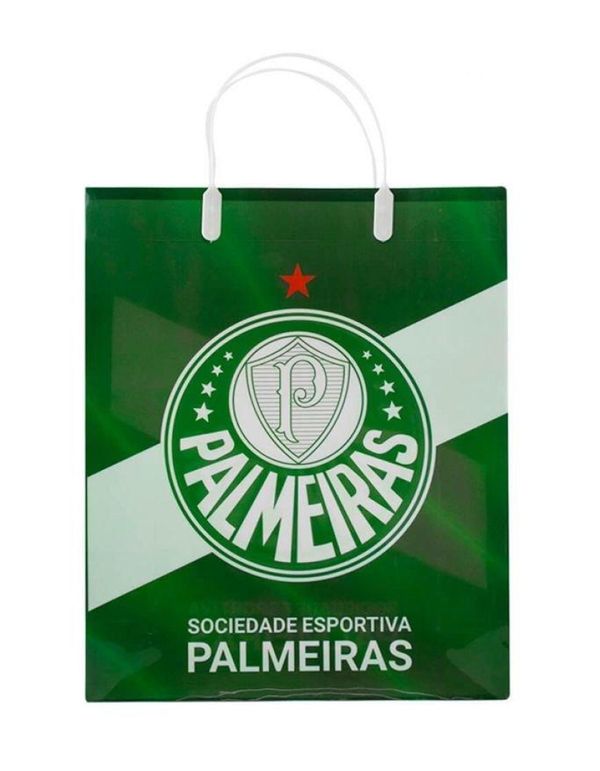 Sacola Para Presentes Palmeiras 33x27cm