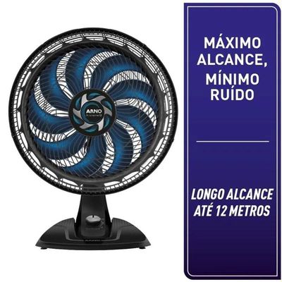 Ventilador 2 Em 1 Mesa E Coluna 40cm Ve9m VE3990BA Arno Preto/azul 220V